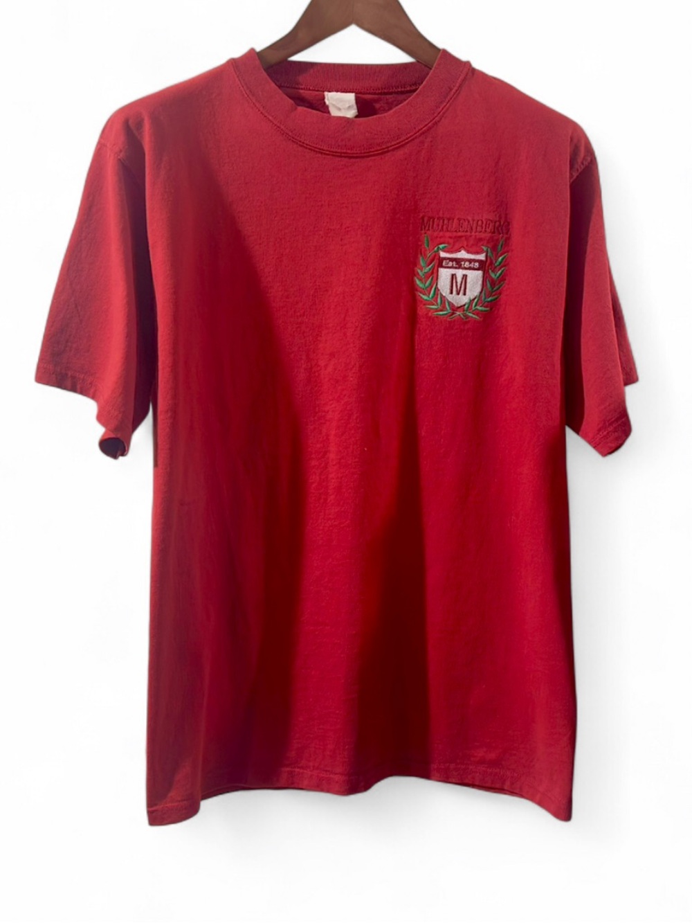 Vintage Embroidered Muhlenberg T-Shirt Size Men’s Large